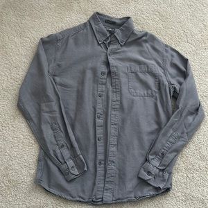Eddie Bauer Light Gray Button Up Shirt